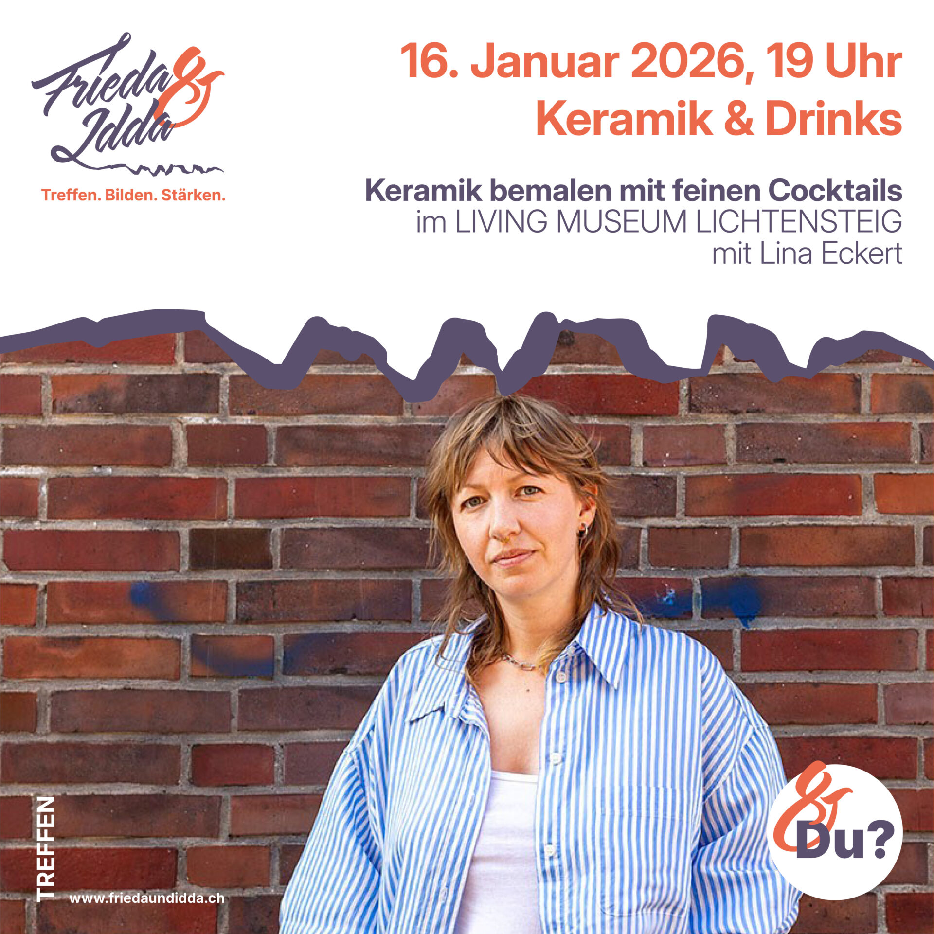 Keramik & Drinks im LIVING MUSEUM LICHTENSTEIG mit Lina Eckert