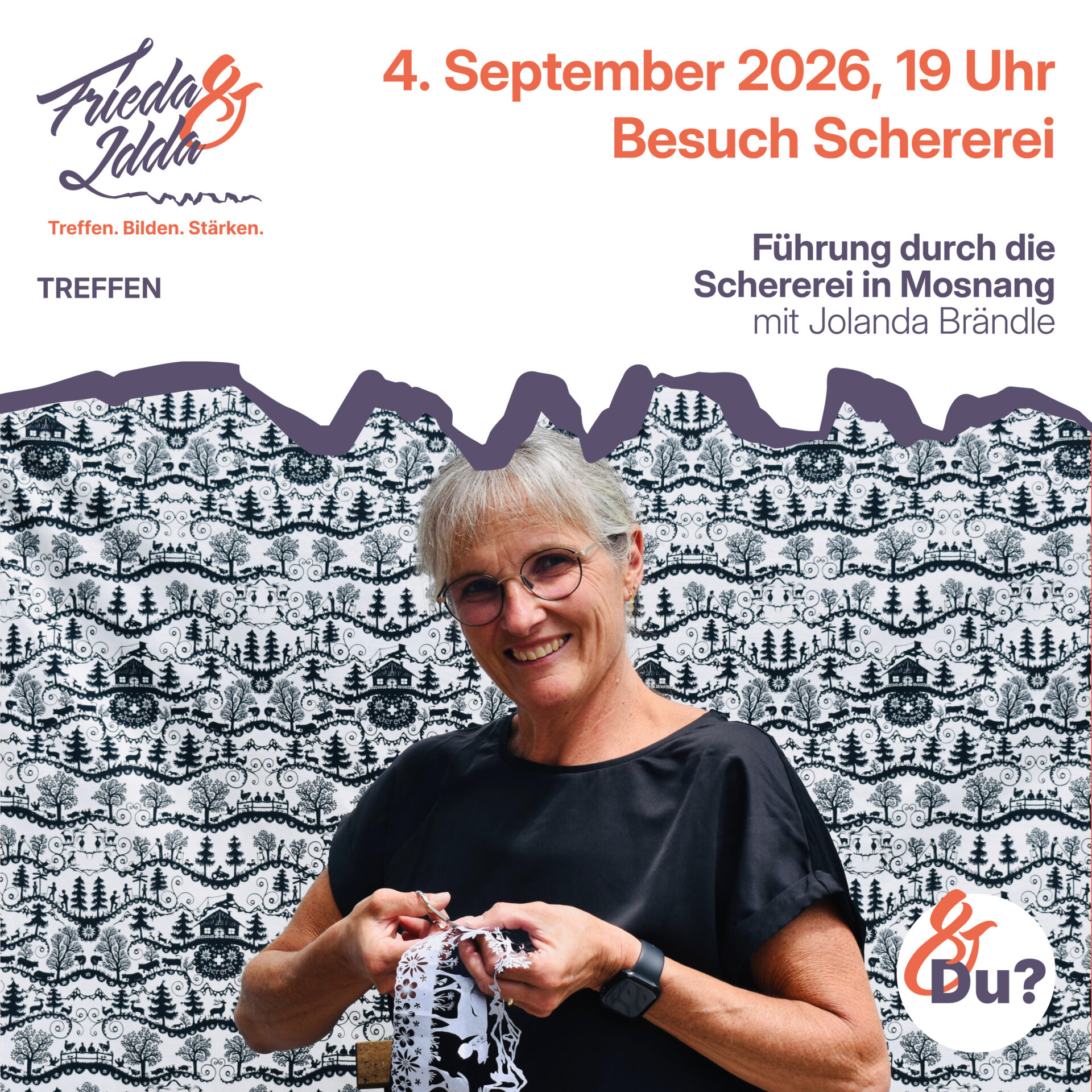 Besuch Schererei Mosnang - mit Jolanda Brändle